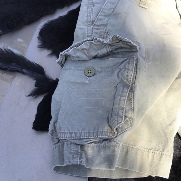 Tommy Hilfiger Light Olive Green Khaki Cargo Shorts Yacht Club Adjustable 5 - Picture 14 of 16